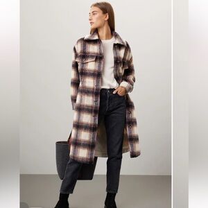 Peter Som oversized Plaid jacket